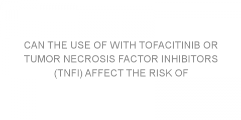 Can the use of with tofacitinib or tumor necrosis factor inhibitors (TNFi) affect the risk of cancer development in patients with rheumatoid arthritis?