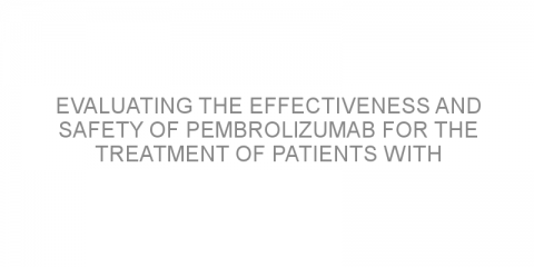 Evaluating the effectiveness and safety of pembrolizumab for the treatment of patients with relapsed or refractory classical Hodgkin lymphoma before stem cell transplantation.