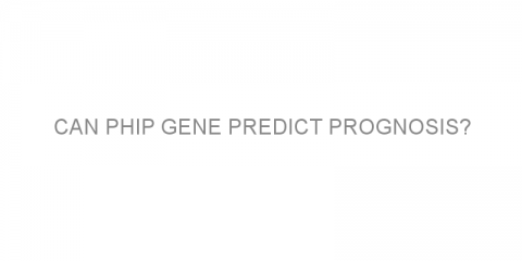 Can PHIP gene predict prognosis?