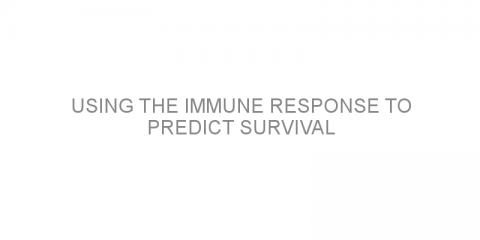 Using the immune response to predict survival