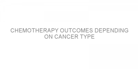 Chemotherapy outcomes depending on cancer type