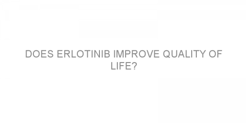 Does erlotinib improve quality of life?