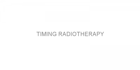 Timing radiotherapy