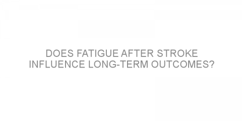 Does fatigue after stroke influence long-term outcomes?