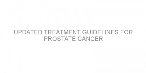 Updated treatment guidelines for prostate cancer