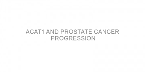 ACAT1 and prostate cancer progression