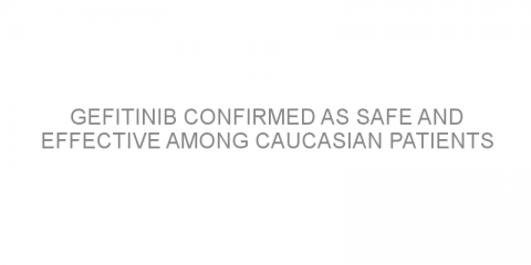 Gefitinib confirmed as safe and effective among Caucasian patients