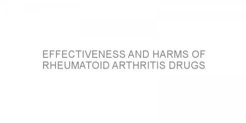 Effectiveness and harms of rheumatoid arthritis drugs