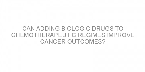 Can adding biologic drugs to chemotherapeutic regimes improve cancer outcomes?