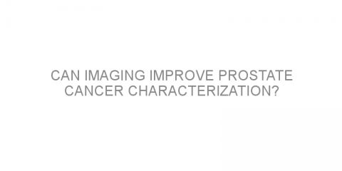 Can imaging improve prostate cancer characterization?