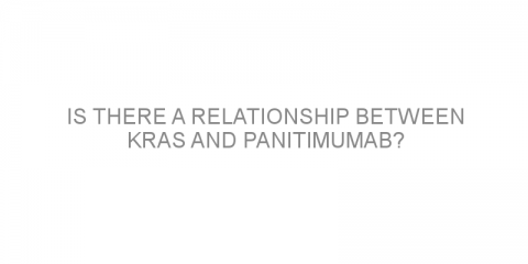 Is there a relationship between KRAS and panitimumab?