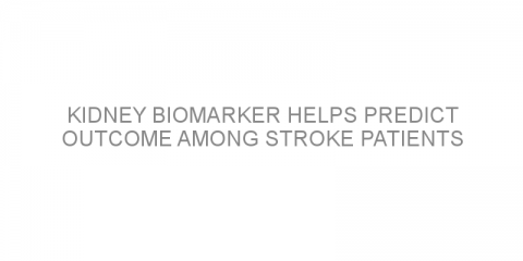 Kidney biomarker helps predict outcome among stroke patients