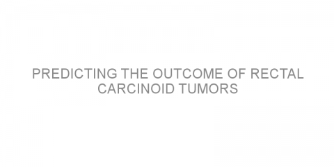 Predicting the outcome of rectal carcinoid tumors