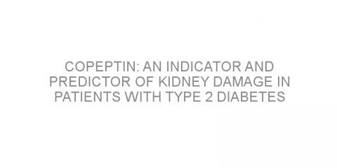 Copeptin: an indicator and predictor of kidney damage in patients with type 2 diabetes