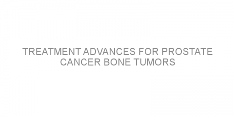 Treatment advances for prostate cancer bone tumors